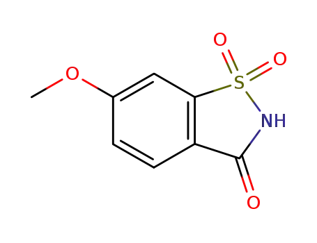 6-methoxybenzo[d]isothiazol-3(2H)-one 1,1-dioxide