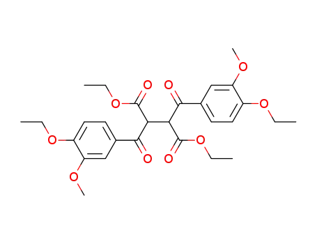 Butanedioic acid, 2,3-bis(4-ethoxy-3-methoxybenzoyl)-, diethyl ester