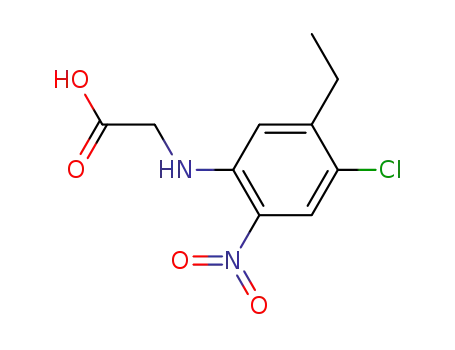 N-(4-chloro-5-ethyl-2-nitrophenyl)glycine