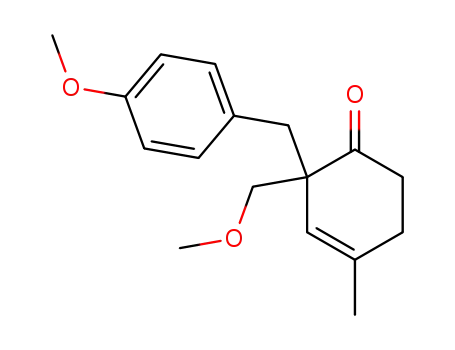 2-(4-Methoxy-benzyl)-2-methoxymethyl-4-methyl-cyclohex-3-enone