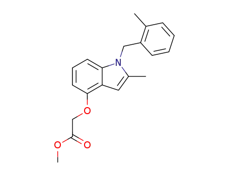 Acetic acid, [[2-methyl-1-[(2-methylphenyl)methyl]-1H-indol-4-yl]oxy]-,
methyl ester