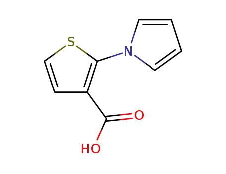 Molecular Structure of 79242-76-5 (2-(1h-pyrrol-1-yl)thiophene-3-carboxylic acid)