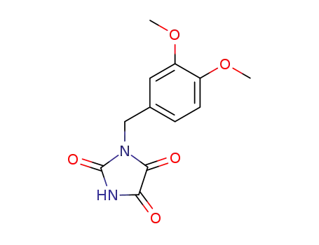 Molecular Structure of 105686-10-0 (1-(3,4-DIMETHOXYBENZYL)-1H-IMIDAZOLE-2,4,5(3H)-TRIONE)