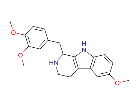 2,3,4,9-Tetrahydro-1-((3,4-dimethoxyphenyl)methyl)-6-methoxy-1H-pyrido(3,4-b)indole