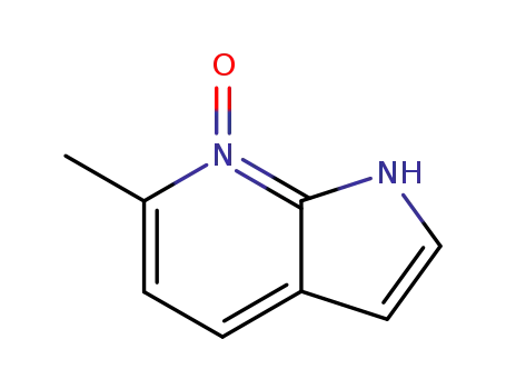 Molecular Structure of 178268-96-7 (1H-Pyrrolo[2,3-b]pyridine,6-methyl-,7-oxide(9CI))