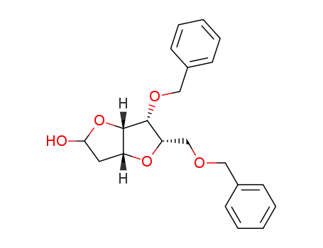 (3aR,5S,6R,6aS)-6-Benzyloxy-5-benzyloxymethyl-hexahydro-furo[3,2-b]furan-2-ol