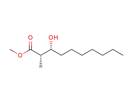 Decanoic acid, 3-hydroxy-2-methyl-, methyl ester, (2S,3R)-