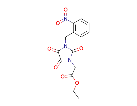 ethyl 3-(2-nitrobenzyl)-2,4,5-trioxoimidazolidine-1-acetate