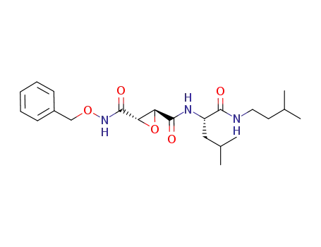 (2S,3S)-Oxirane-2,3-dicarboxylic acid 2-(benzyloxy-amide) 3-{[(S)-3-methyl-1-(3-methyl-butylcarbamoyl)-butyl]-amide}