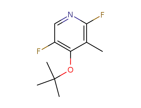 Molecular Structure of 169749-84-2 (4-t-butoxy-3-methyl-2,5-difluoropyridine)