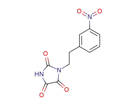 1-[2-(3-Nitro-phenyl)-ethyl]-imidazolidine-2,4,5-trione