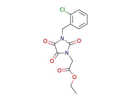 ETHYL 2-[3-(2-CHLOROBENZYL)-2,4,5-TRIOXO-1-IMIDAZOLIDINYL]ACETATE