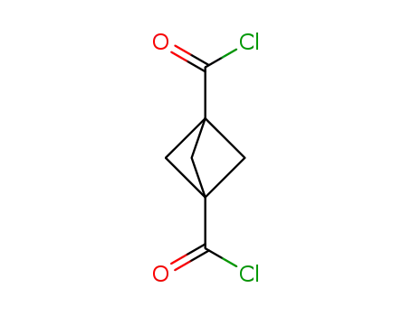 Molecular Structure of 115913-31-0 (Bicyclo[1.1.1]pentane-1,3-dicarbonyl dichloride (9CI))