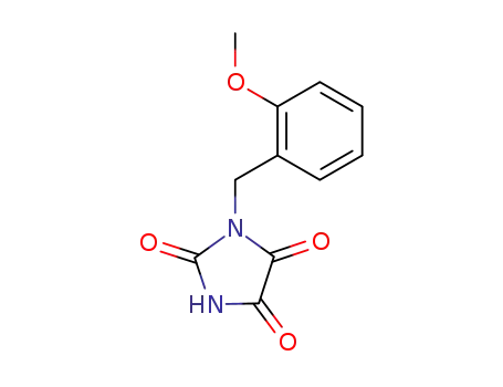 Molecular Structure of 105686-08-6 (1-(2-METHOXYBENZYL)-1H-IMIDAZOLE-2,4,5(3H)-TRIONE)