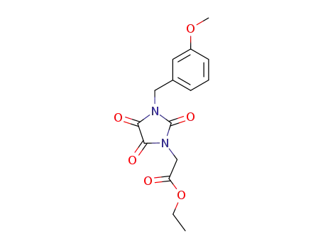 Ethyl 1-(3-methoxylbenzyl)-2,4,5-trioxoimidazolidine-3-acetate