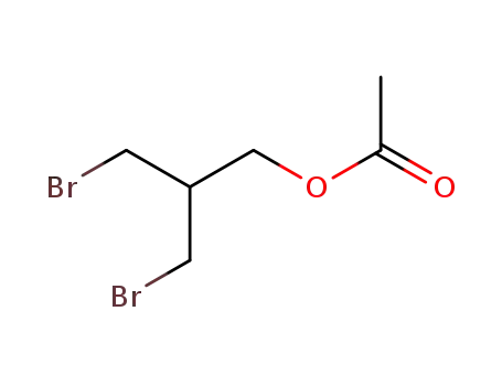 Molecular Structure of 106023-64-7 (1-Propanol, 3-bromo-2-(bromomethyl)-, acetate)