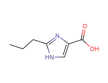 Molecular Structure of 172875-52-4 (1H-Imidazole-4-carboxylicacid,2-propyl-(9CI))