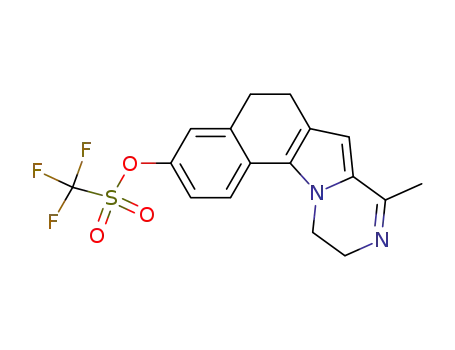 trifluoromethanesulfonic acid 5,6,10,11-tetrahydro-8-methylbenzo<g>pyrazino<1,2-a>indol-3-yl ester