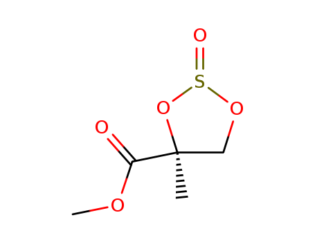 (4S)-4-METHYL-2-OXO-[1,3,2]DIOXATHIOLANE-4-CARBOXYLIC ACID METHYL ESTERCAS