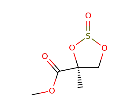 (4S)-4-메틸-2-옥소-[1,3,2]디옥사티올란-4-카르복실산 메틸 에스테르