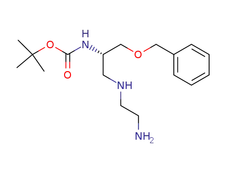 3-aza-5-amino-1-(S)-benzyloxymethyl-1-(t-butoxycarbonylamino)pentane