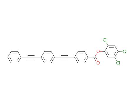 4-(4-Phenylethynyl-phenylethynyl)-benzoic acid 2,4,5-trichloro-phenyl ester