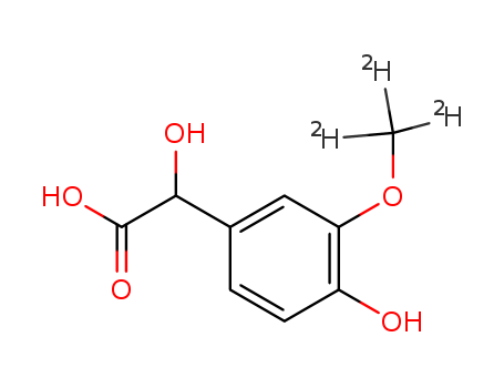 Benzeneacetic acid, a,4-dihydroxy-3-(methoxy-d3)-(9CI)