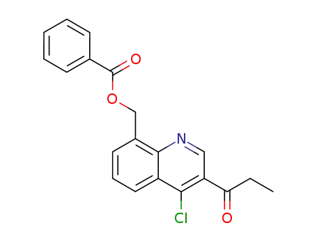 Benzoic acid 4-chloro-3-propionyl-quinolin-8-ylmethyl ester