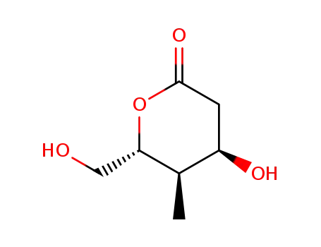 L- 리보-헥 손산, 2,4- 디데 옥시 -4- 메틸-, 델타-락톤 (9CI)