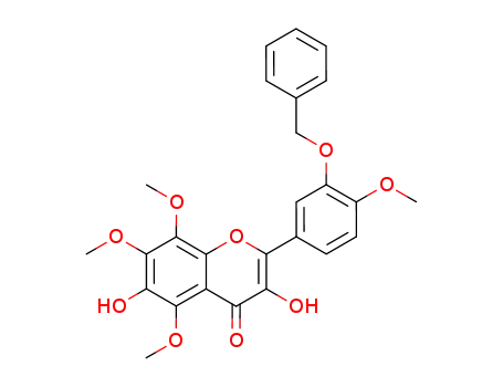 2-(3-Benzyloxy-4-methoxy-phenyl)-3,6-dihydroxy-5,7,8-trimethoxy-chromen-4-one