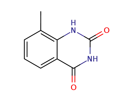 Molecular Structure of 67449-23-4 (8-methylquinazoline-2,4(1H,3H)-dione)
