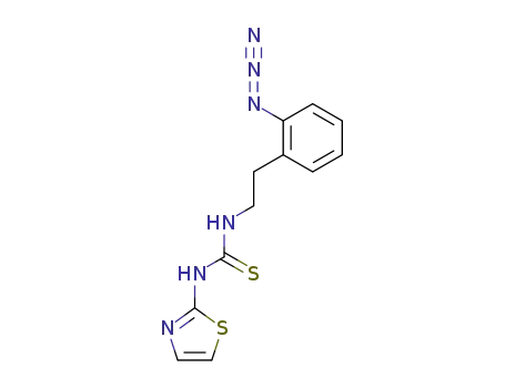 Thiourea, N-(2-(2-azidophenyl)ethyl)-N'-2-thiazolyl-