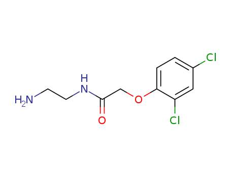Molecular Structure of 49808-81-3 (Acetamide, N-(2-aminoethyl)-2-(2,4-dichlorophenoxy)-)