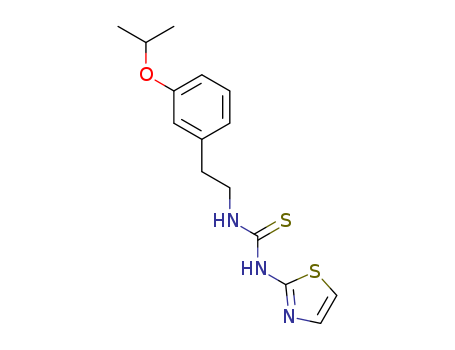 Thiourea,N-[2-[3-(1-methylethoxy)phenyl]ethyl]-N'-2-thiazolyl-
