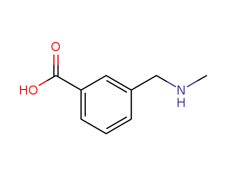 Molecular Structure of 446263-91-8 (3-Methylaminomethyl-benzoic acid)