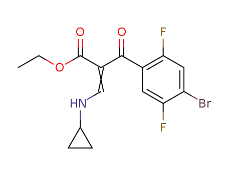 (Z)-2-(4-Bromo-2,5-difluoro-benzoyl)-3-cyclopropylamino-acrylic acid ethyl ester
