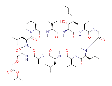 <O-<(isopropoxycarbonyl)methyl>-D-serine><sup>8</sup>-cyclosporin