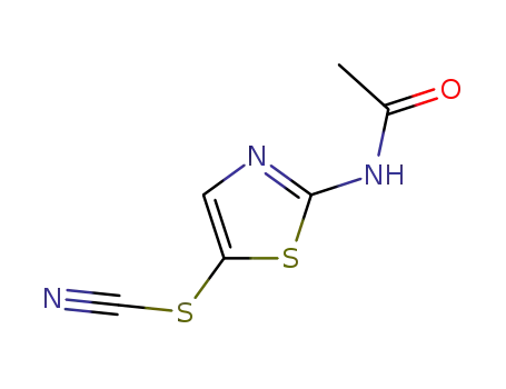 2-(acetylamino)-1,3-thiazol-5-yl thiocyanate