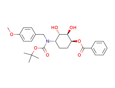 Benzoic acid (1S,2R,3S,4S)-4-[tert-butoxycarbonyl-(4-methoxy-benzyl)-amino]-2,3-dihydroxy-cyclohexyl ester