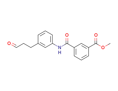 N-[3-(3-Oxo-propyl)-phenyl]-isophthalamic acid methyl ester