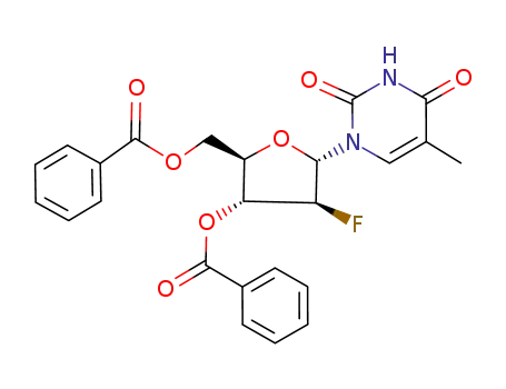 1-(2-deoxy-2-fluoro-3,5-di-O-benzoyl-α-D-arabinofuranosyl)thymine