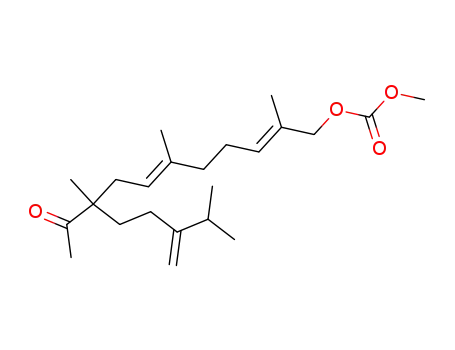 Carbonic acid (2E,6E)-9-acetyl-2,6,9,13-tetramethyl-12-methylene-tetradeca-2,6-dienyl ester methyl ester