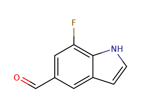 1H-Indole-5-carboxaldehyde,7-fluoro-(9CI)