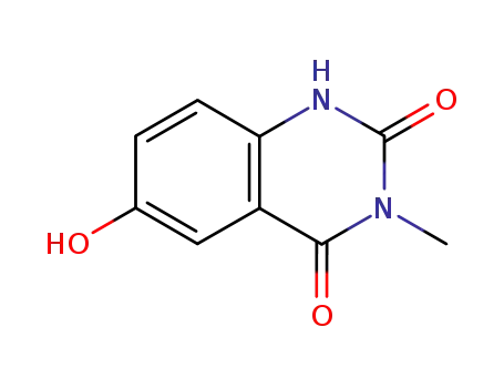 Molecular Structure of 17730-75-5 (2,4(1H,3H)-Quinazolinedione, 6-hydroxy-3-methyl-)