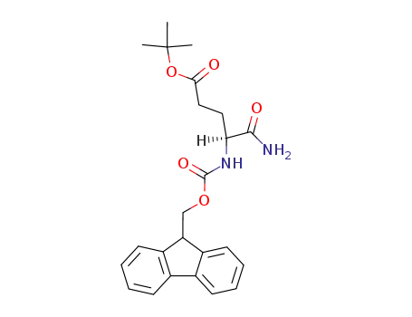Molecular Structure of 104090-92-8 (FMOC-GLU(OBUT)-NH2)