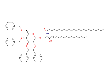 (2S,3R,4E)-1-O-(2,3,4,6-tetra-O-benzyl-α-D-galactopyranosyl)-2-(N-tetracosanoylamino)-4-octadecene-1,3-diol