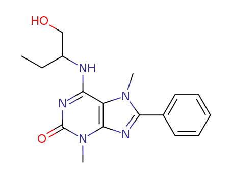 6-(1-hydroxymethyl-propylamino)-3,7-dimethyl-8-phenyl-3,7-dihydro-purin-2-one