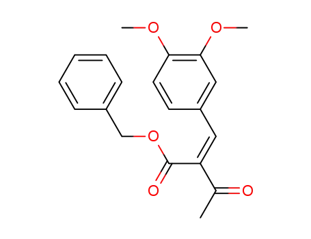 2-[1-(3,4-Dimethoxy-phenyl)-meth-(Z)-ylidene]-3-oxo-butyric acid benzyl ester