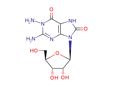1,2-diamino-9-[3,4-dihydroxy-5-(hydroxymethyl)oxolan-2-yl]-7H-purine-6,8-dione