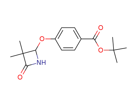 4-(3,3-Dimethyl-4-oxo-azetidin-2-yloxy)-benzoic acid tert-butyl ester